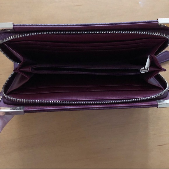 💕2/$20 Call It Spring Burgundy Wallet/Clutch - Picture 2 of 4